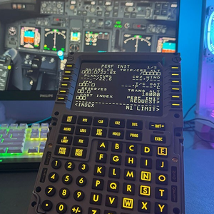 เครื่อง <span class=keywords><strong>B737</strong></span>ควบคุมการบินด้วย <span class=keywords><strong>CDU</strong></span> สำหรับ P3d Zibo X-Plane 11/12 - Product Image 1