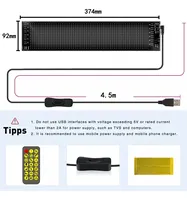 Diy Pantalla Led Iluminada Ojo Del Diablo Signe Flexible Matrice Panneau GIF Texte Message Led Panneau Diable Led Yeux pour Voiture Camion