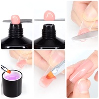 Gel de construction rapide CANNI Factory Venalisa pour nail art, gel épais en acrylique, polygel d'extension pour ongles 75ml, solution liquide de glissement