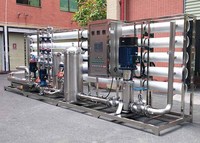 Machine d'épuration d'eau 30 t/h, systèmes de dessalement industriel par osmose inverse, filtre UV, équipement de traitement d'eau potable, installation de purification