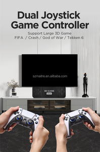 U9โปรไร้สาย2.4G HD อาเขต S905LX2ชิปเซ็ต PS เกมคอนโซลทีวีย้อนยุคพร้อม FC & GB รองรับ4K 10000 + เกมในตัวของขวัญสำหรับเด็ก - Product Image 6