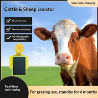 Traceur GPS numérique magnétique haute puissance 4G à énergie solaire pour l'identification et le positionnement des animaux (vaches, moutons et bovins)