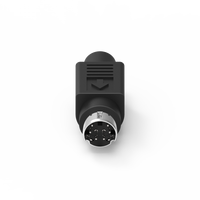 Connecteur Mini DIN 6 broches mâle isolé, étanche, pour usage industriel, 12V 2A, température d'utilisation -20~85°C, modèle
