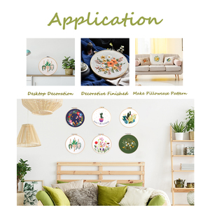 Kit de broderie personnalisé pour les amoureux, pour commencer, broderie, broderie, fleurs, bricolage, point de croix - Product Image 3