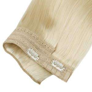 Cortina de Pelo con Diseño de Línea de Pesca # Extensiones de Cabello 60, Cabello Humano Real Europeo Americano, 100g, Se Puede Permanecer Alisado - Product Image 3