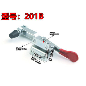ซิน จี๋เจียหลียง ตัวหนีบแบบปลดเร็ว 201B เกลียว M6 ความยาว 145 มม. สำหรับงานเชื่อมงานไม้ - Product Image 4