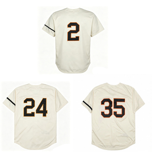 Maillots de baseball rétro pour hommes, version nostalgique, cousus, 2 Bill Doran, 24 Jimmy Wynn, 35 Justin Verlander, tailles S-3XL - Product Image 1