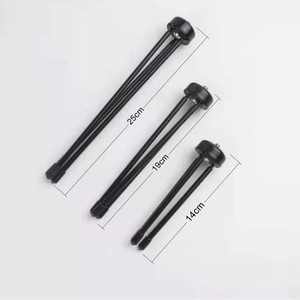 ขาตั้งกล้องโลหะแบบตั้งโต๊ะ 14 ซม. 19 ซม. 25 ซม. หมุนได้สำหรับโทรศัพท์มือถือและกล้องถ่ายรูป ขาตั้งแบบพกพาสำหรับถ่ายทอดสดเซลฟี่ - Product Image 2