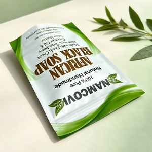 Custom Logo High Barrier Waterproof 500g Stand Up Bag Smell Proof Storage Pouch for Natural Handmade Soap Packaging - Product Image 4