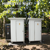 Toilettes mobiles préfabriquées modernes, design accroupi/assis, panneaux sandwich en acier, écologiques, marque YH, pour écoles extérieures 1