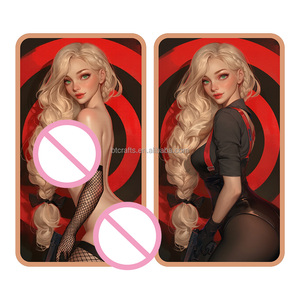 Nouveaux produits 2026 de Metal Crafts : Barres de cuivre en gros, lingots de cuivre colorés à l'effigie de femmes anime sexy pour collection et cadeau - Product Image 4