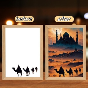 New Arrival China Factory Price Table Lampanime Led <b>Painting</b> - Product Image 5