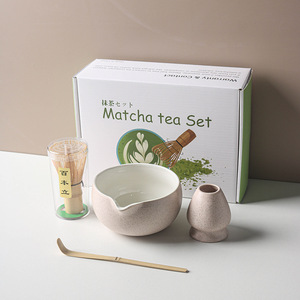 Hot Sales <strong>Matcha</strong> <strong>Tea</strong> Set Bamboo Whisk Set Bowl Scoop Different Color Ceramic Japanese Essential <strong>Matcha</strong> <strong>Tea</strong> Whisk Set - Product Image 3
