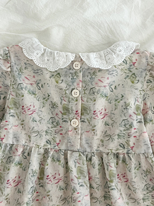 Mameluco de Algodón con Mangas Largas y Estampado Floral Vintage para Bebés Niñas de 0 a 24 Meses, Primavera 2026 - Product Image 4