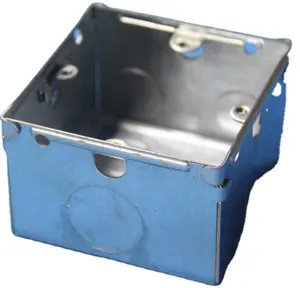 Hot Sell Factory Price Electrical Concealed Box Metal Junction Box 3x3 Back Box Galvanized Steel Sheet