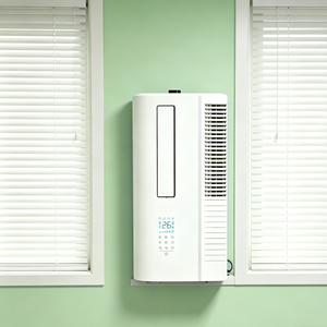 Climatiseur de fenêtre coulissante 7500 BTU R32, électrique, à très faible bruit, idéal pour chambres/salons silencieux, hôtels, vertical, DC - Product Image 6