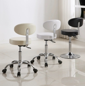 Fauteuil de technicien esthétique dentaire avec réglage en hauteur et fonctions pivotantes pour salons de manucure et de coiffure - Product Image 3