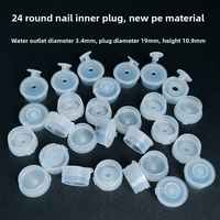 Bouchon d'insertion en plastique de qualité alimentaire avec joint intérieur perforé, anti-fuite, pour distribution d'huiles essentielles