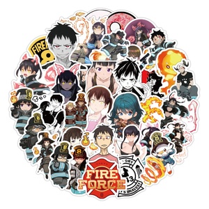 อะนิเมะญี่ปุ่นไฟกองทัพการ์ตูนกราฟฟิตีขวดโทรศัพท์ตู้เย็นแล็ปท็อปสติกเกอร์กระเป๋า50ชิ้น - Product Image 1
