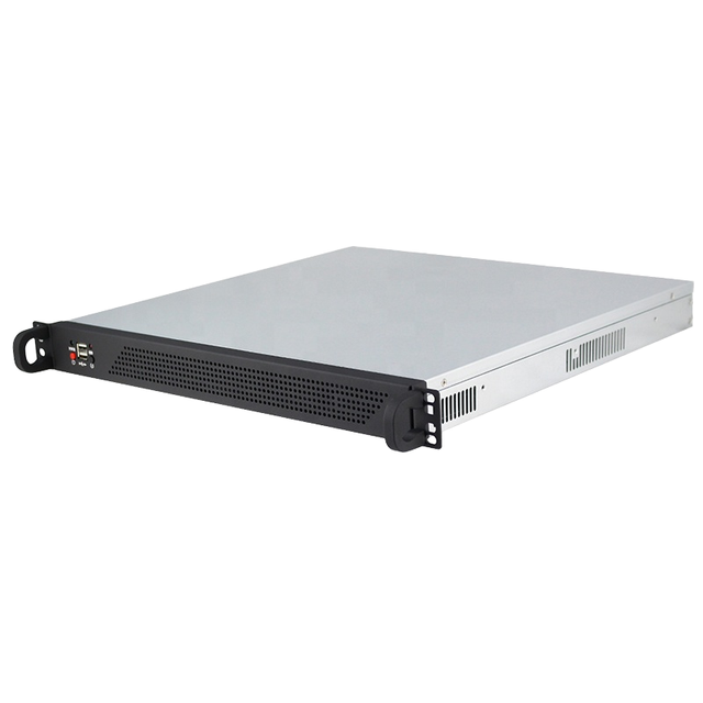 1U Industrial ATX Horizontal Style Steel Server Rackmount Chassis 8*3.5" HDD Support Computer Cases Towers Fans Stock