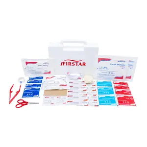 33 Piece Emergency Medical First Aid Kit Compact First Aid Kit Box for Travel Vehicle Home Aid Kit with Logo Portable Box Set