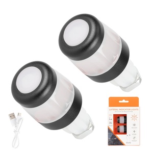 1 Pair Safety Warning <b>Lights</b> Scooter Grip Plug Side Indicator <b>Lamp</b> Handlebar End Plugs Scooter LED Turn Signal <b>Light</b> Accessories - Product Image 6