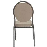 Chaises de banquet empilables portables en métal et fer, revêtement en tissu, couleurs personnalisées, pour hôtels, salons, chambres et appartements - Vente en gros
