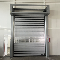 Porte spirale à grande vitesse en alliage d'aluminium sur mesure, coupe-vent, thermique, automatique, pour garage, entrepôt, atelier