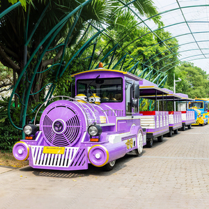 <strong>Outdoor</strong> 42/58/72-Seat Trackless <strong>Train</strong> for Adults Children Steel Construction for Amusement Park Sightseeing Road Tourist Areas - Product Image 4