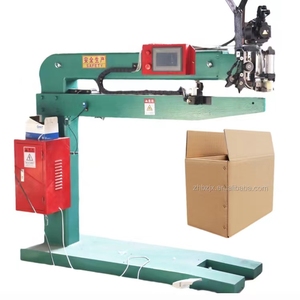 Machine à relier les cartons GDJ personnalisable à double servomoteur, actionnée manuellement au pied - Product Image 1