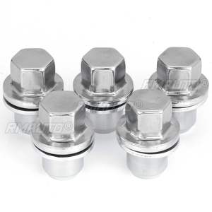 5/10/15/20 piezas RRD500290 Tapa de tuerca de rueda de acero inoxidable para Land Rover Discovery 3 4 Range Rover L322 Sport 2004-2009 - Product Image 1