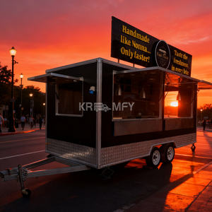 Mini camionnette de cuisine mobile 2025, camion frigorifique, chariot de nourriture japonais, chariot de franchise - Product Image 3