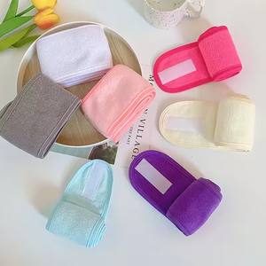 Bandeau de maquillage personnalisé avec logo, bandeau de yoga, bandeau de bain, bandeau de lavage du visage, bandeau de cheveux, bandeau de spa, bandeau de sport, bandeau de beauté, bandeau de maquillage - Product Image 5