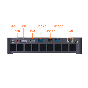 Mini bilgisayar donanımı Bay trail j1900 çift Lan OEM seri paralel portlu Mini PC - Product Image 3