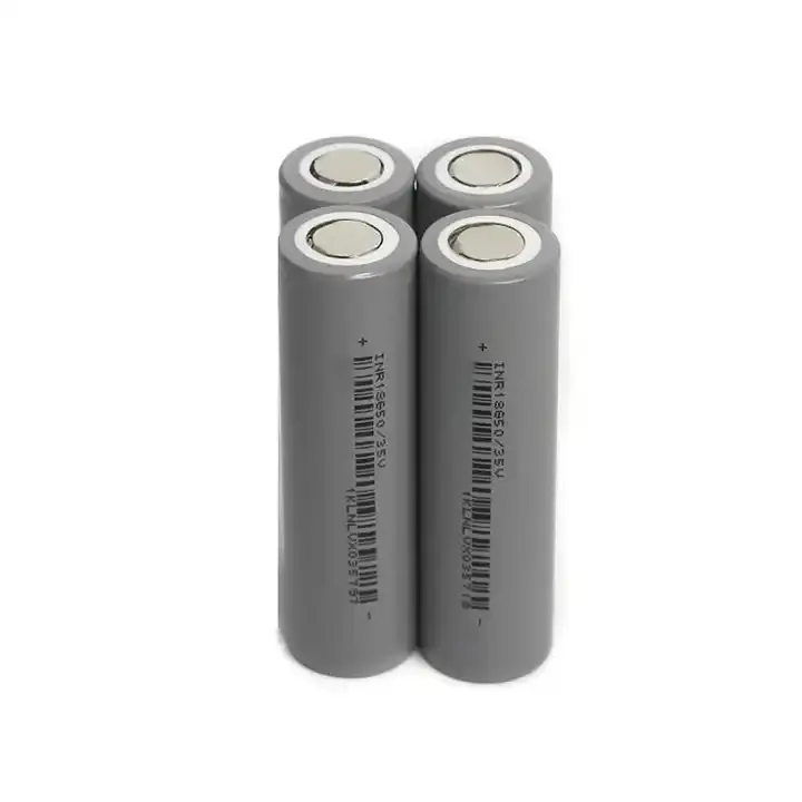 แบตเตอรี่ลิเธียมไอออน3.7V เกรด INR18650 35V 3.5Ah 3500mAh 18650 3500mAh แบตเตอรี่ akku 18650แบตเตอรี่ลิเธียมไอออนสำหรับยานพาหนะ