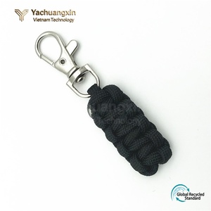 Colorful Paracord Keychains With Metal Clips For Outdoor <b>Camping</b> And <b>Hiking</b> Gear Accessory 10 Pieces Set - Product Image 4