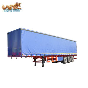 Bas <span class=keywords><strong>prix</strong></span> d'occasion 40 pieds simple ou double rideau en PVC 40 tonnes Side Dry Van <span class=keywords><strong>Semi</strong></span> <span class=keywords><strong>remorque</strong></span> - Product Image 5