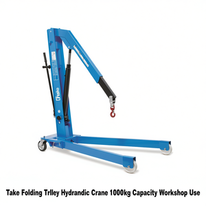 Chariot pliant hydraulique Ttake, capacité 1000 kg, utilisation en atelier - Product Image 2