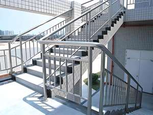 Zeitgenössische 304 Edelstahl Korridor Geländer Schutz plattformen Bürogebäude Treppen handläufe für Hotels Balkone - Product Image 6