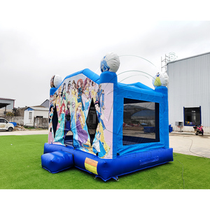 Château gonflable Magique Princess Friends : Faites rayonner <span class=keywords><strong>de</strong></span> joie les anniversaires d'enfants, les fêtes <span class=keywords><strong>de</strong></span> <span class=keywords><strong>jardin</strong></span> et les jeux en intérieur - Product Image 2