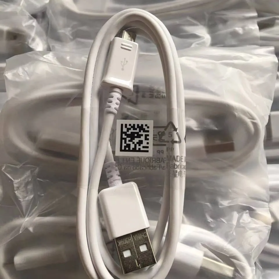 Câble Micro USB 3A de haute qualité pour câble de données samsung noir/blanc pour samsung s3 s4 7100