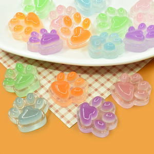 Mini-breloques en résine en forme de patte, miniatures de griffes à dos plat, accessoires d'artisanat pour la création de bijoux, pinces à cheveux, épingles à cheveux, coques de téléphone faites à la main - Product Image 3