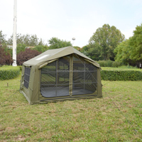 Tente gonflable imperméable de tente d'air d'installation rapide de prix usine de luxe 3 à 4 personnes explosent la tente extérieure avec la pompe, colonne d'air