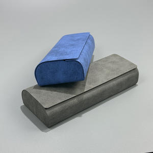 <span class=keywords><strong>Étui</strong></span> <span class=keywords><strong>à</strong></span> <span class=keywords><strong>lunettes</strong></span> rectangulaire anti-pression, fait main, pour <span class=keywords><strong>homme</strong></span> et femme, simple, couleur unie, rétro, boîte de rangement portable, fabrication - Product Image 3