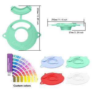 Accessoires et pièces détachées pour batteur, <span class=keywords><strong>couvercle</strong></span> anti-éclaboussures en silicone, fournitures de pâtisserie pour la cuisine, compatible avec les modèles à <span class=keywords><strong>bol</strong></span> relevable, outil de pâtisserie - Product Image 4