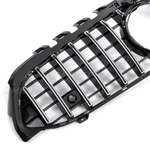 Grille de pare-chocs avant style GT Racing pour Mercedes Benz Classe A W177 2019 2020 2021 2022 A180 A200 A220, accessoire de style automobile - Product Image 4