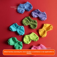 Peluche Série Fantaisie Exportation Transfrontalière 12cm Porte-clés Ourson Vêtements Pantalon à Cordon en Tissu 0-24 Mois