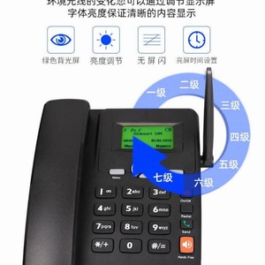 ซิมการ์ดจีเอสเอ็มเดสก์ท็อปโทรศัพท์บ้านจีเอสเอ็มโทรศัพท์ไร้สายแบบประจำที่มี Ets-6588วิทยุเอฟเอ็ม/ETS 6588 - Product Image 4