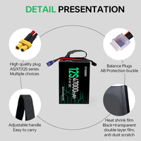 Batteries Li-Ion UAV Qiqi News 6S 12S 14S 24S 47000mAh 66000mAh 88000mAh à Haute Densité Énergétique, Packs de Batteries UAV Rechargeables
