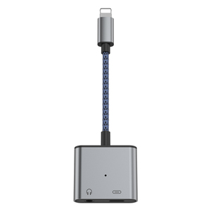 KYERE NEW 2 in 1 Light-ing to 3.5mm <strong>Jack</strong> Audio <strong>Adapter</strong> <strong>Earphone</strong> 3.5 Mm Headphone <strong>Jack</strong> <strong>Adapter</strong> for Iphone Manufacturer - Product Image 1